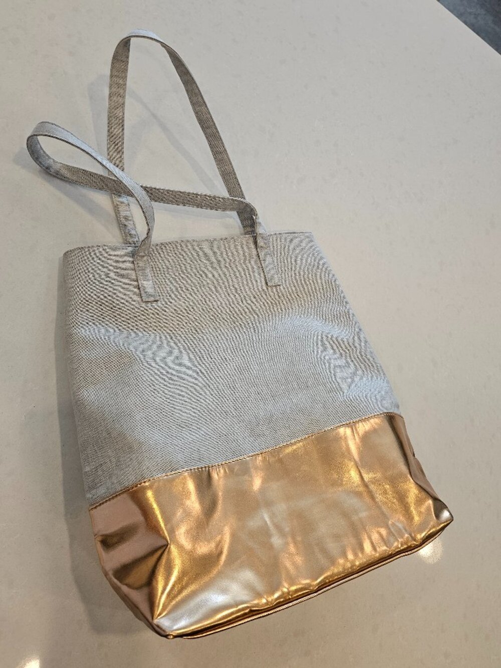 Ultra CHI Tote Beach Accessory Bag - Canvas & Copper